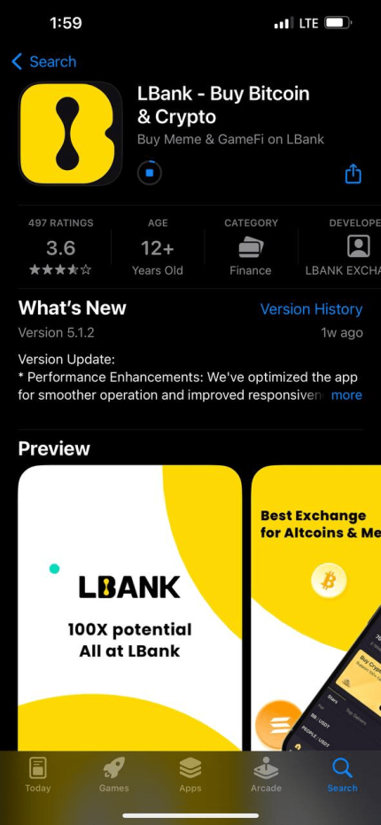 دانلود صرافی ال بانک LBank برای گوشی موبایل اندروید و آیفون ios و کامپیوتر